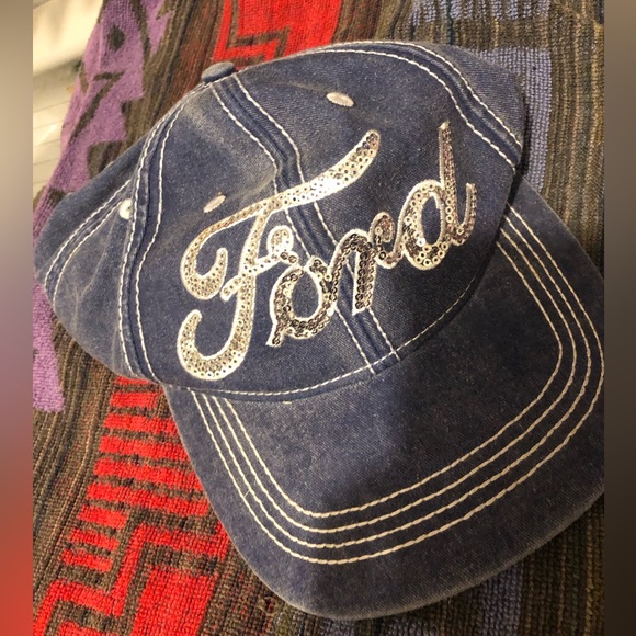 Ford Motors Denim Cap- 726 $35 or $30 w/offer - Picture 1 of 3
